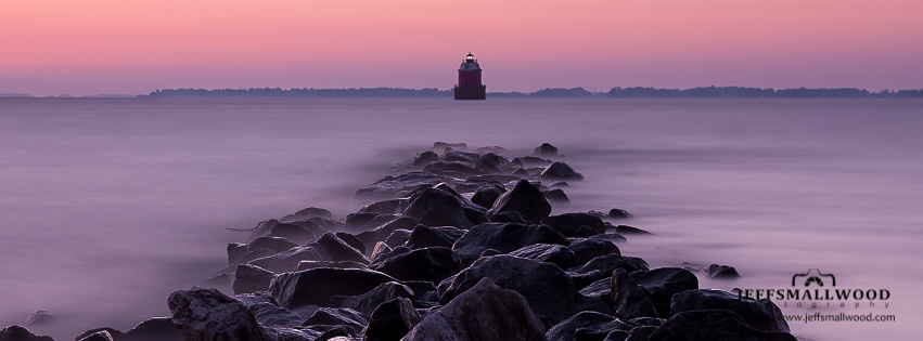 Sandy Point Lighthouse at Sunrise