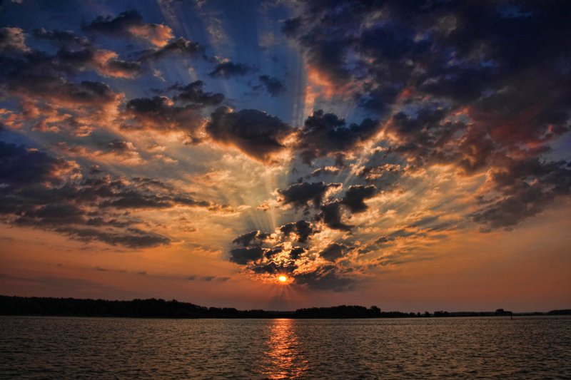 Click to view full screen - Sunrise Over St George Creek