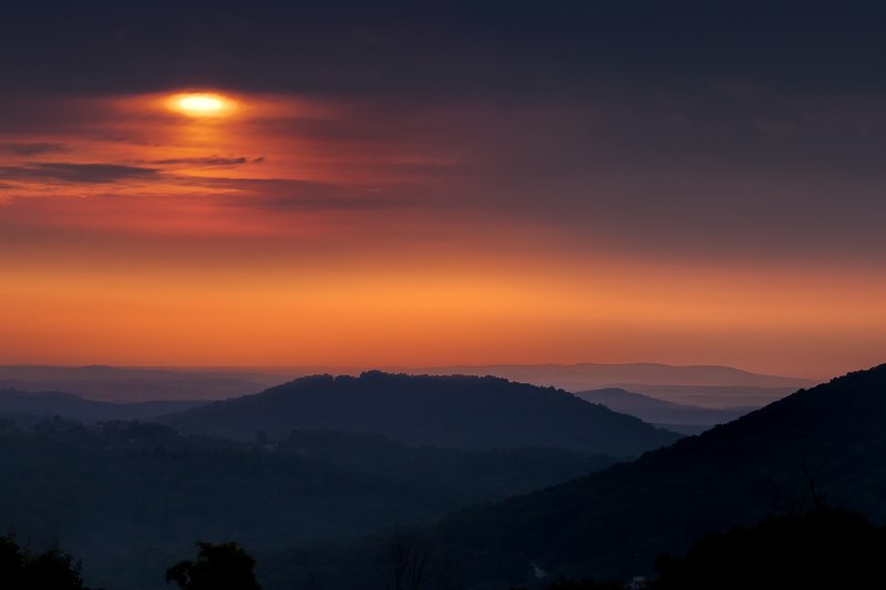 Click to view full screen - Blue Ridge Sunrise